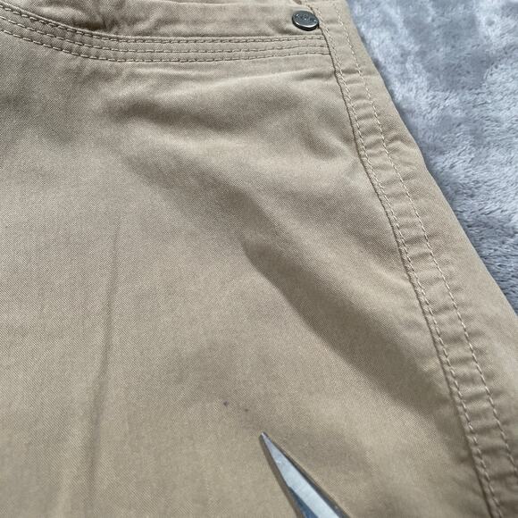 Kuhl Legendary Pants 8 Tan Roll Up Outdoor Hiking Travel Stretch Cargo Trekking - Picture 11 of 16